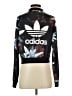 Adidas 100% Polyester Floral Black Cardigan Size XS - photo 2