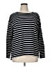 J.Jill 100% Cotton Stripes Blue Pullover Sweater Size 1X - photo 1