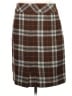 L.L.Bean Plaid Brown Wool Skirt Size 10 - photo 2