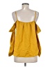 Leith 100% Polyester Yellow 3/4 Sleeve Blouse Size M - photo 2