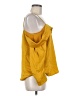 Leith 100% Polyester Yellow 3/4 Sleeve Blouse Size M - photo 4