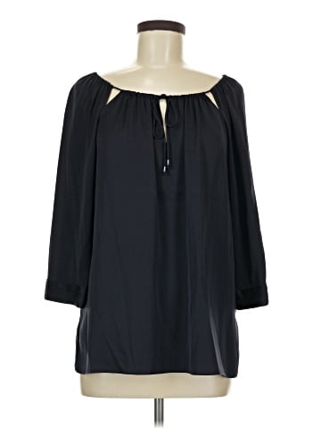 Elie Tahari 3/4 Sleeve Silk Top (view 1)