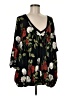 Akemi + Kin Black 3/4 Sleeve Blouse Size Med - Lg - photo 1
