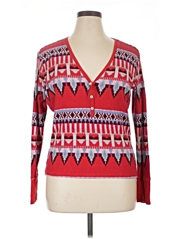 Victoria's Secret Long Sleeve Henley (view 1)
