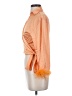 RUMOURS Orange Long Sleeve Blouse Size S - photo 5
