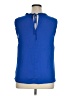 J.Crew 100% Polyester Blue Sleeveless T-Shirt Size 16 (tall) - photo 2