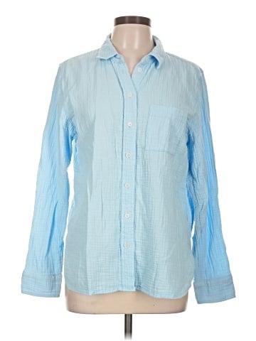 J.Crew Factory Store Long Sleeve Button-Down Shirt (view 1)