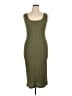 Unbranded 100% Polyester Green Casual Dress Size XL - photo 1