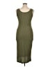 Unbranded 100% Polyester Green Casual Dress Size XL - photo 2