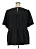 Arula 100% Polyester Black Short Sleeve Blouse Size 3X - photo 2