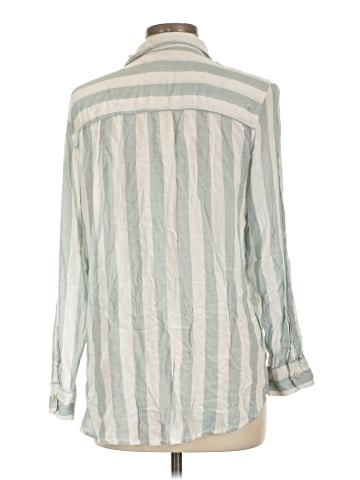 American Eagle Outfitters Long Sleeve Button-Down Shirt (view 2)