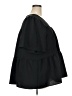 Arula 100% Polyester Black Short Sleeve Blouse Size 3X - photo 4