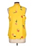 Daniel Rainn 100% Polyester Yellow Sleeveless Blouse Size L - photo 2