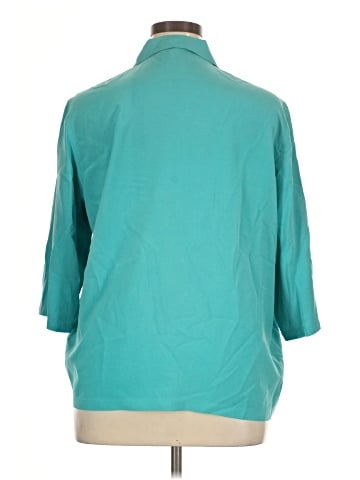 Clothes (real) Saks Fifth Avenue 3/4 Sleeve Silk Top (view 2)