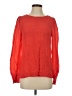 J.Crew 100% Silk Red Long Sleeve Silk Top Size 0 - photo 1