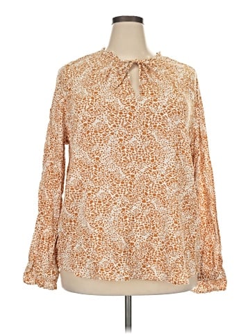 Ann Taylor LOFT Outlet Long Sleeve Blouse (view 1)