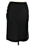 Evolution 100% Polyester Solid Black Casual Skirt Size L - photo 1