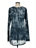 XCVI Tie-dye Blue Long Sleeve Blouse Size M - photo 2