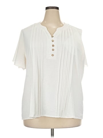 Coco + Carmen Short Sleeve Blouse (view 1)