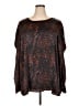 Torrid Brown Long Sleeve Blouse Size 4X Plus (4) - photo 1