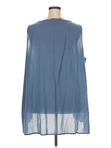 Terra & Sky Sleeveless Blouse (view 2)