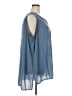Terra & Sky Blue Sleeveless Blouse Size 3X - photo 4