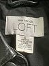 Ann Taylor LOFT 100% Leather Black Trenchcoat Size S - photo 6