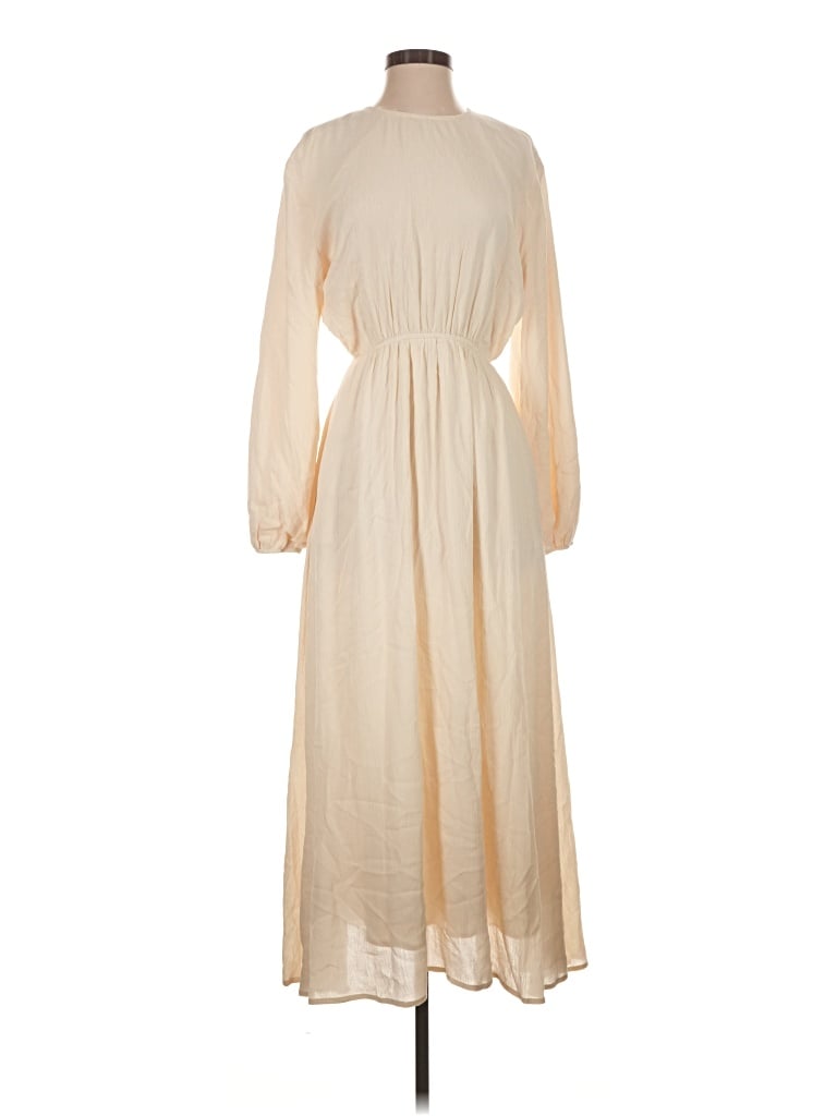 Blank Casual Dress In Ivory