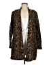 J.Jill Animal Print Brown Coat Size Med Petite - photo 1