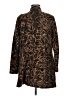 J.Jill Animal Print Brown Coat Size Med Petite - photo 2