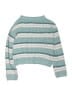 Cat & Jack Stripes Teal Pullover Sweater Size 6 - 6X - photo 2