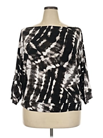 Simply Vera Vera Wang 3/4 Sleeve Blouse (view 1)