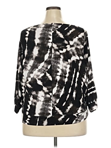 Simply Vera Vera Wang 3/4 Sleeve Blouse (view 2)