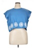 Sail to Sable 100% Polyester Blue Short Sleeve Top Size XL - photo 1