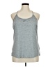 Nike 100% Polyester Gray Tank Top Size XL - photo 1