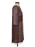 Max Studio 100% Polyester Print Brown Casual Dress Size XS - photo 4