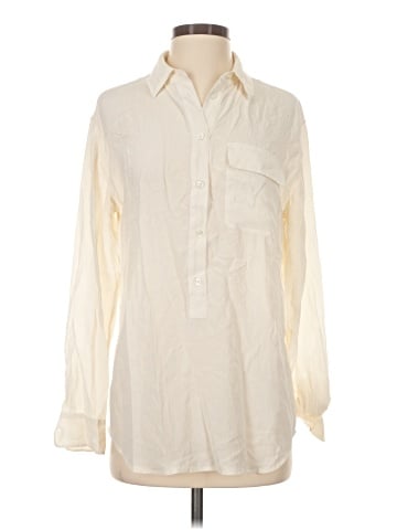 Equipment Long Sleeve Button-Down Shirt (view 1)