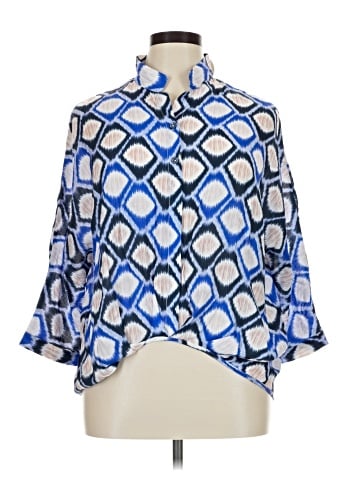 Patrizia Luca 3/4 Sleeve Blouse (view 1)