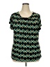 Worthington Teal Short Sleeve Blouse Size 2X - photo 1