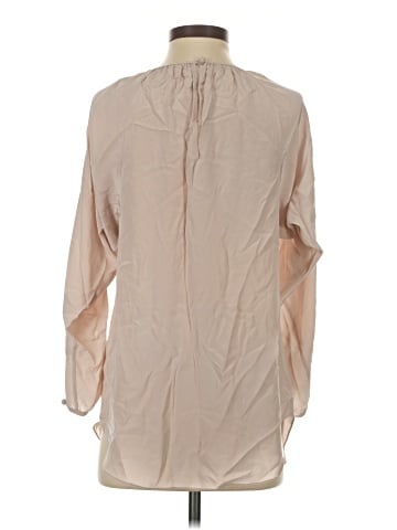 Rebecca Taylor Long Sleeve Silk Top (view 2)
