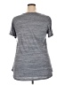 Lularoe Marled Solid Gray Short Sleeve T-Shirt Size 22 - 24 - photo 2