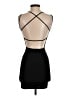 Symphony Solid Black Cocktail Dress Size S - photo 2