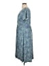 L.L.Bean Paisley Blue Casual Dress Size XL - photo 5