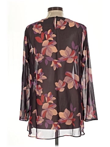 LOGO by Lori Goldstein Long Sleeve Blouse (view 2)