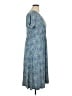 L.L.Bean Paisley Blue Casual Dress Size XL - photo 4