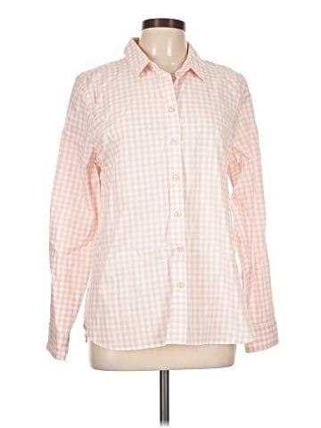 Garnet Hill Long Sleeve Button-Down Shirt (view 1)