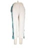 Ruby and Jenna Paisley Ivory Linen Pants Size L (estimated) - photo 1