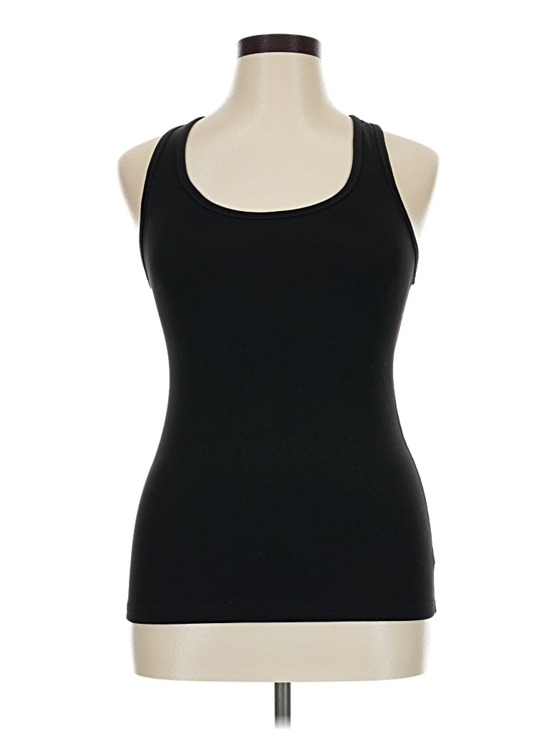 Pre-owned 90 Degree By Reflex Tank Top Black Halter Neckline Tops