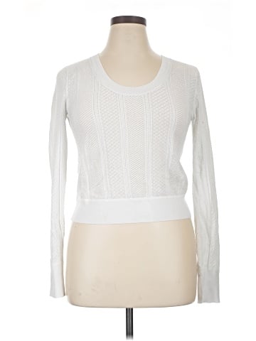 Madewell The Signature Knit Lace-Stitch Sweater (view 1)