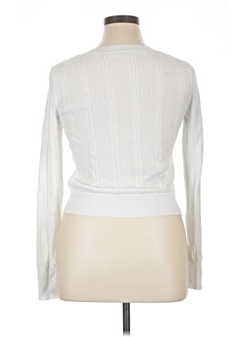 Madewell The Signature Knit Lace-Stitch Sweater (view 2)